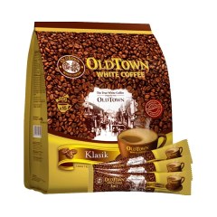 【自营】马来西亚进口速溶咖啡粉OLDTOWN旧街场三合一白咖啡原味