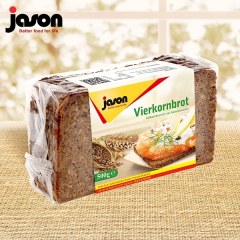 捷森黑麦面包低脂高纤低糖孕期控糖代餐主食进口无蔗糖健身饱腹