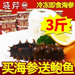 【年货爆款】大连晓芹即食海参3斤参鲍礼盒1500克24-30头送鲍鱼