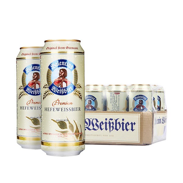 爱士堡德国进口小麦啤酒整箱500ml*24