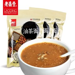 老鼎丰油茶面盒装500g东北特产老式油茶早餐油炒面独立包装包邮